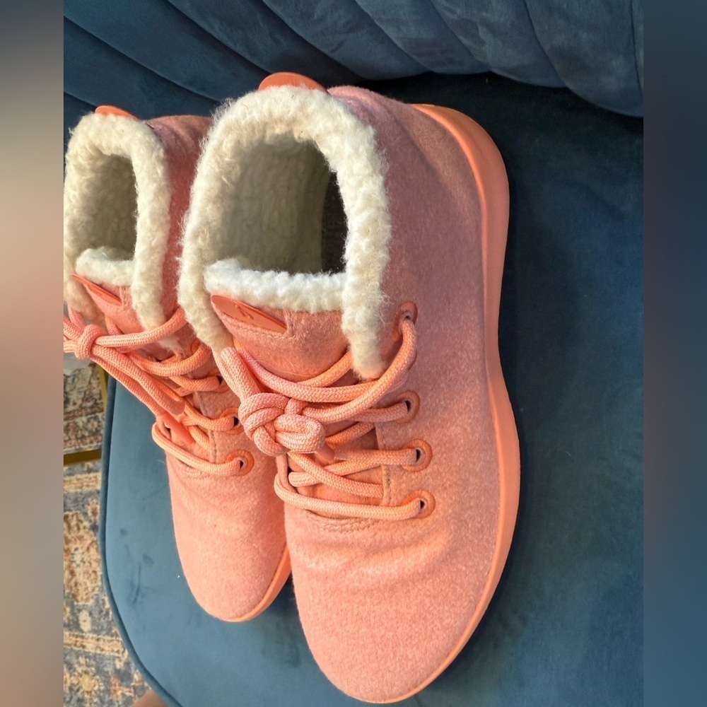 Allbirds Pink Cozy Sneakers with Fleece Lining - Picture 4 of 6